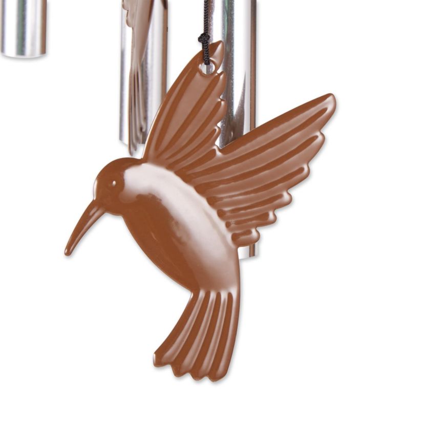 Hummingbird Flutter Wind Chimes 5.5x4x32"