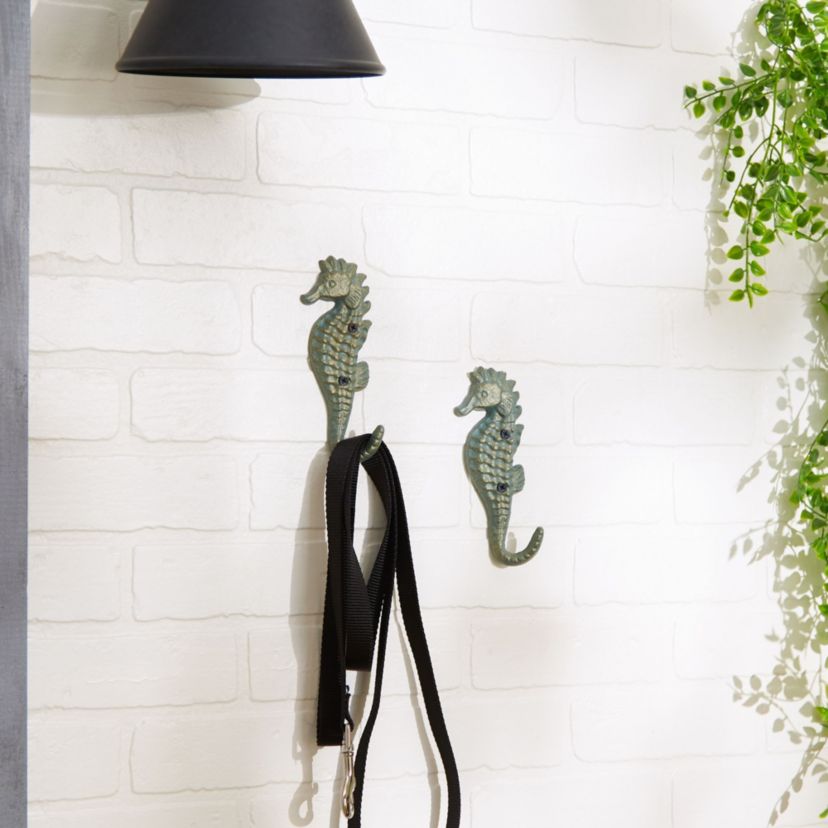 Seahorse Wall Hook (Set of 2)