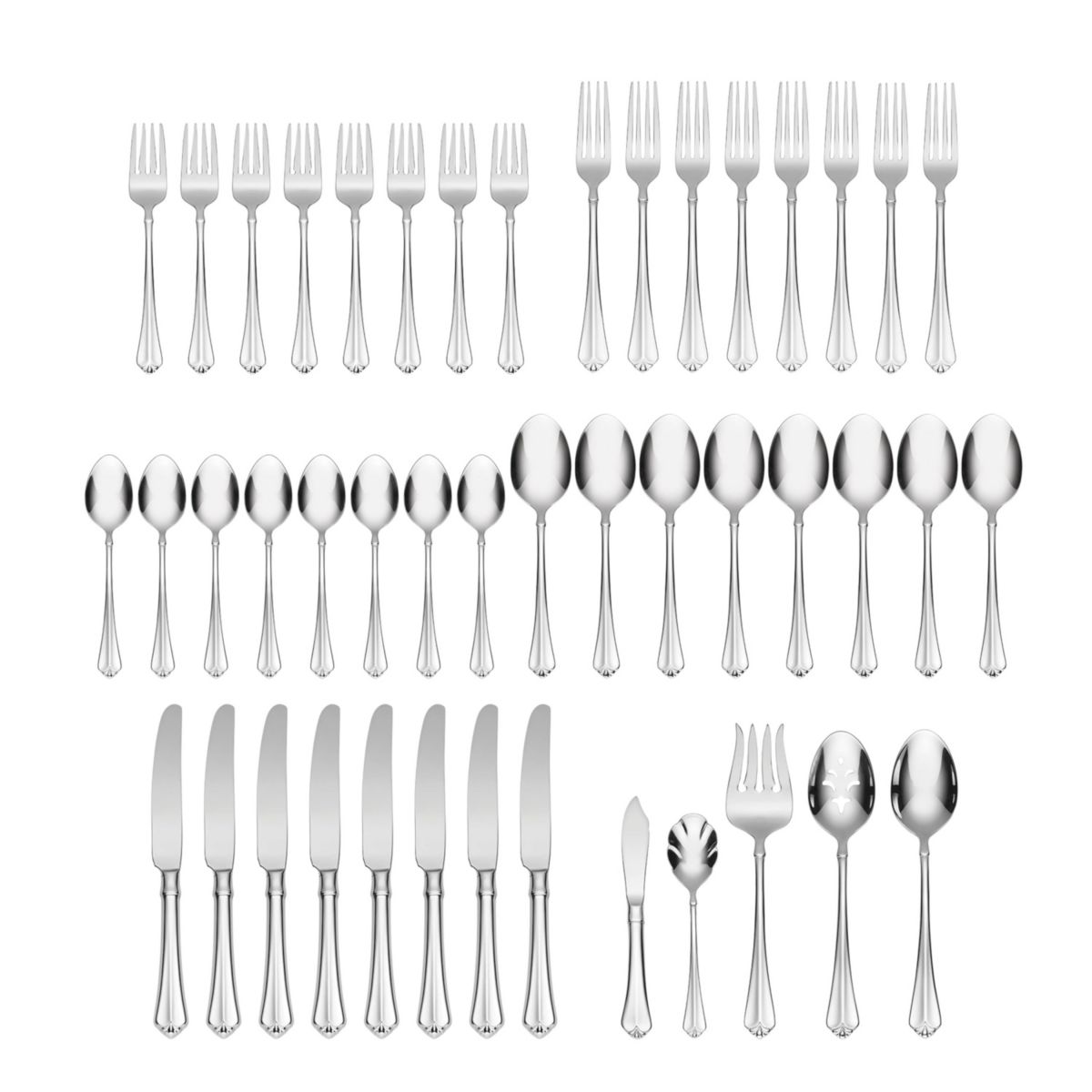 Juilliard 45 Piece Fine Flatware Set, Service For 8