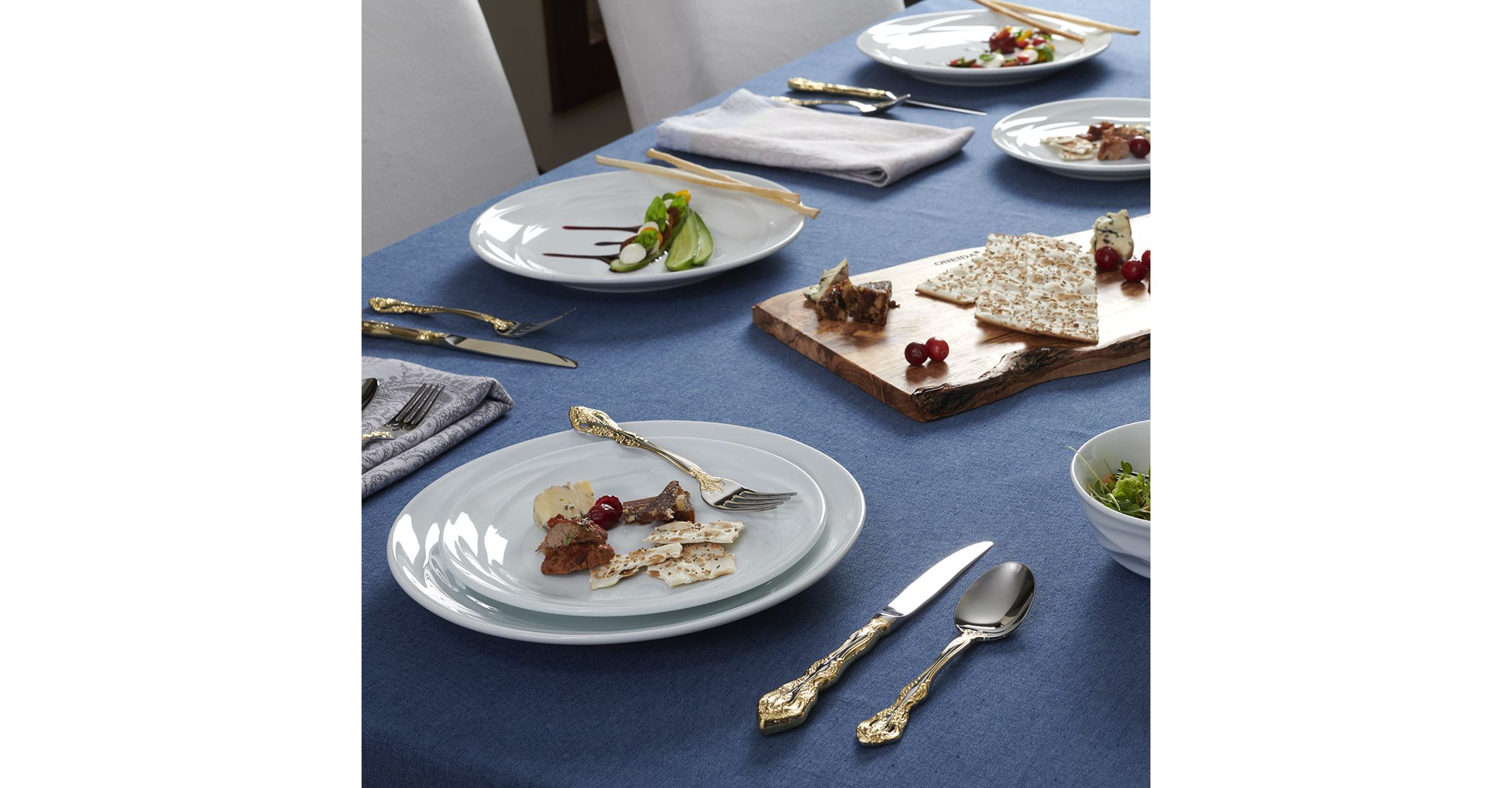 Golden Michelangelo 20 Piece Fine Flatware Set, Service For 4