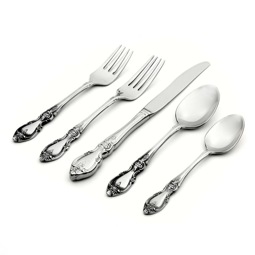 Louisiana 45 Piece Fine Flatware Set, Service For 8