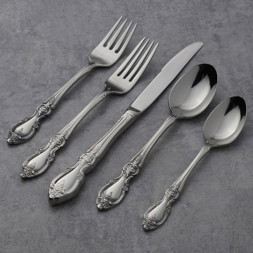 Louisiana 45 Piece Fine Flatware Set, Service For 8