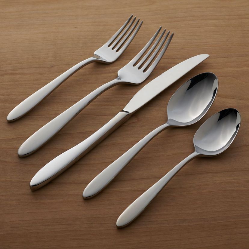 Mooncrest 45 Piece Everyday Flatware Set, Service for 8