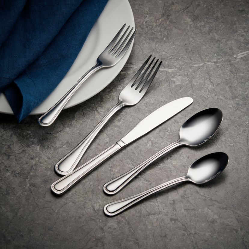 Hollis 20 Piece Everyday Flatware Set, Service For 4