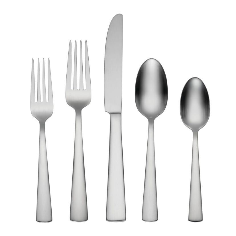 Satin Nocha 20 Piece Everyday Flatware Set, Service For 4