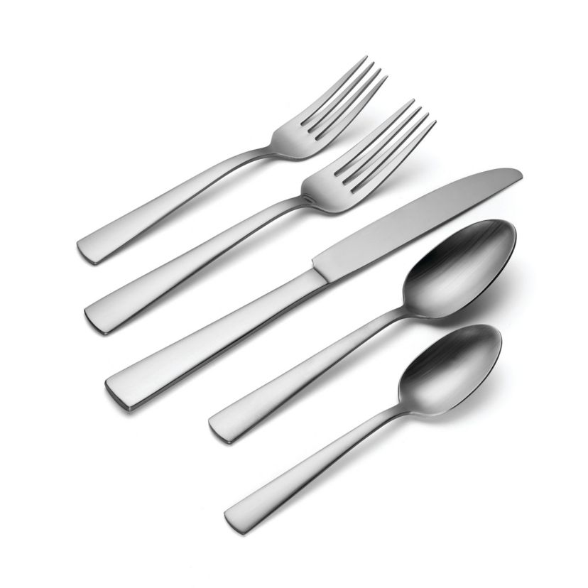 Satin Nocha 20 Piece Everyday Flatware Set, Service For 4