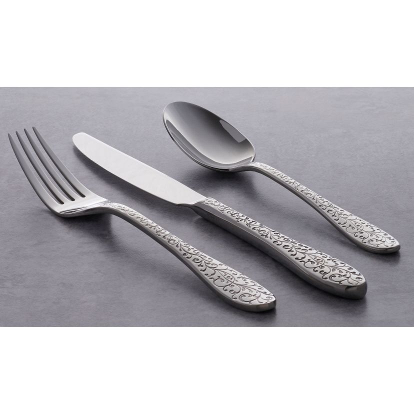 Ivy Flourish 20 Piece Fine Flatware Set, Service For 4