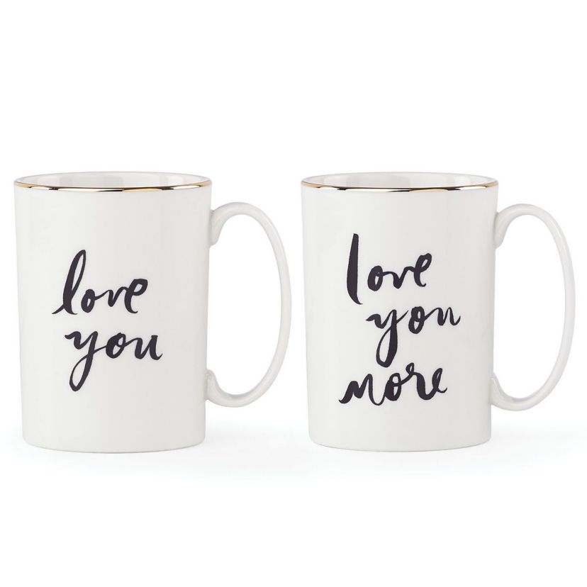 Bridal Party&#8482; "Love You" and "Love You More" 2-piece Mug Set