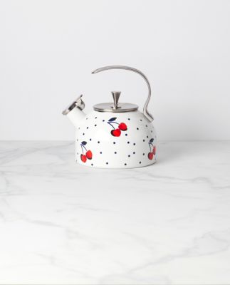 Kate Spade New York Make It Pop Red Tea Kettle