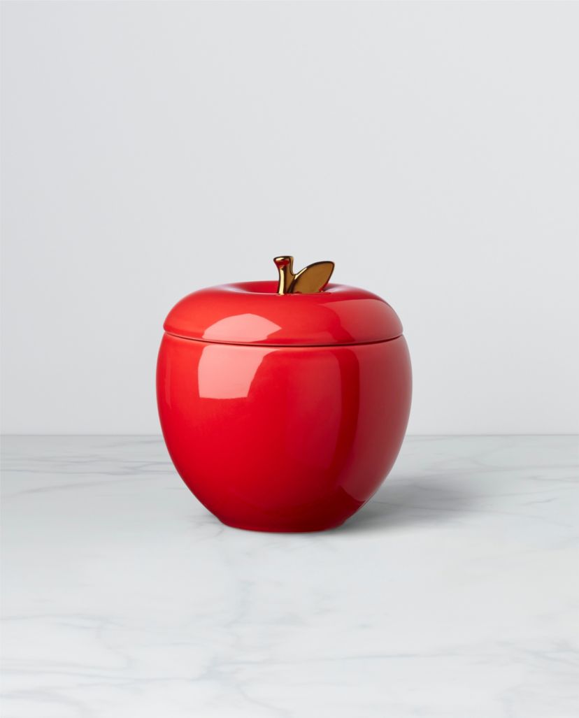 Knock On Wood Apple Cookie Jar