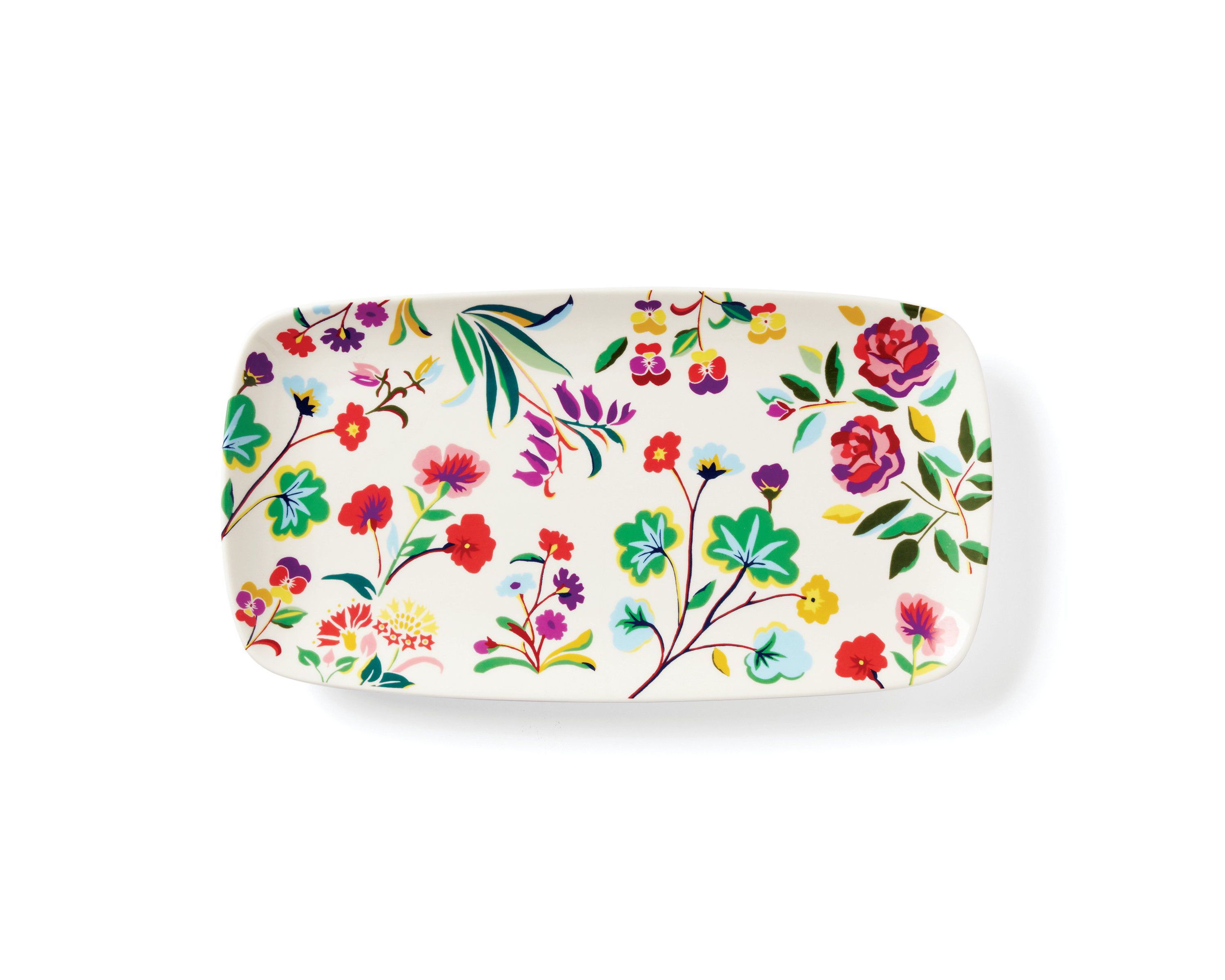 Garden Floral Hors Doeuvres Tray