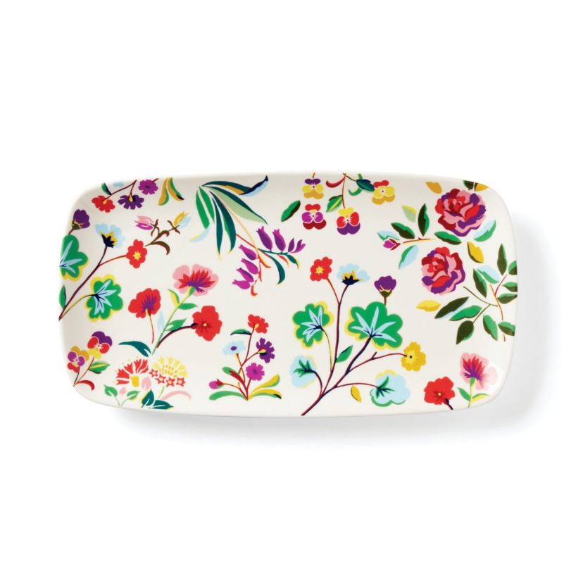 Garden Floral Hors Doeuvres Tray