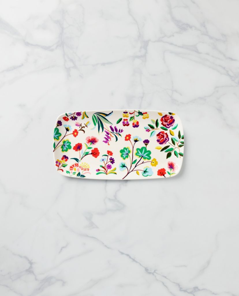 Garden Floral Hors Doeuvres Tray