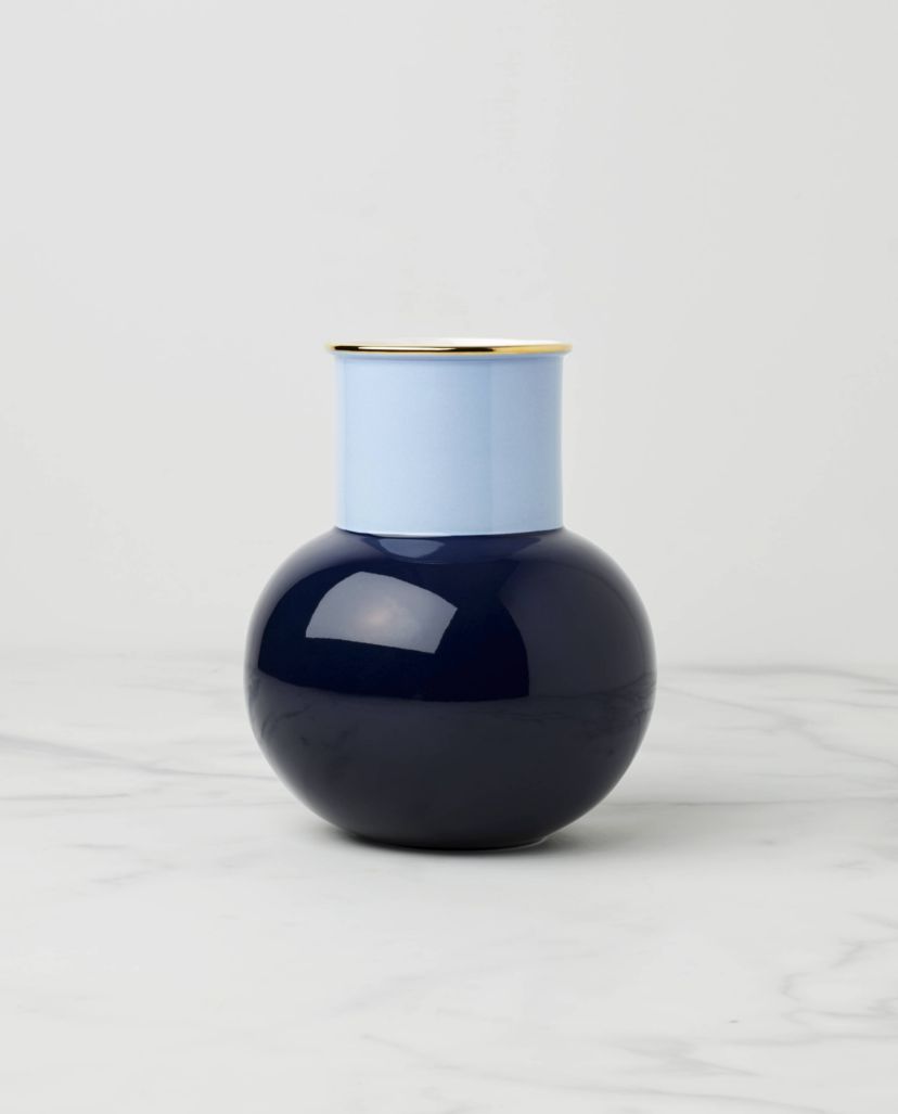 Make It Pop Cool Blue Bouquet Vase