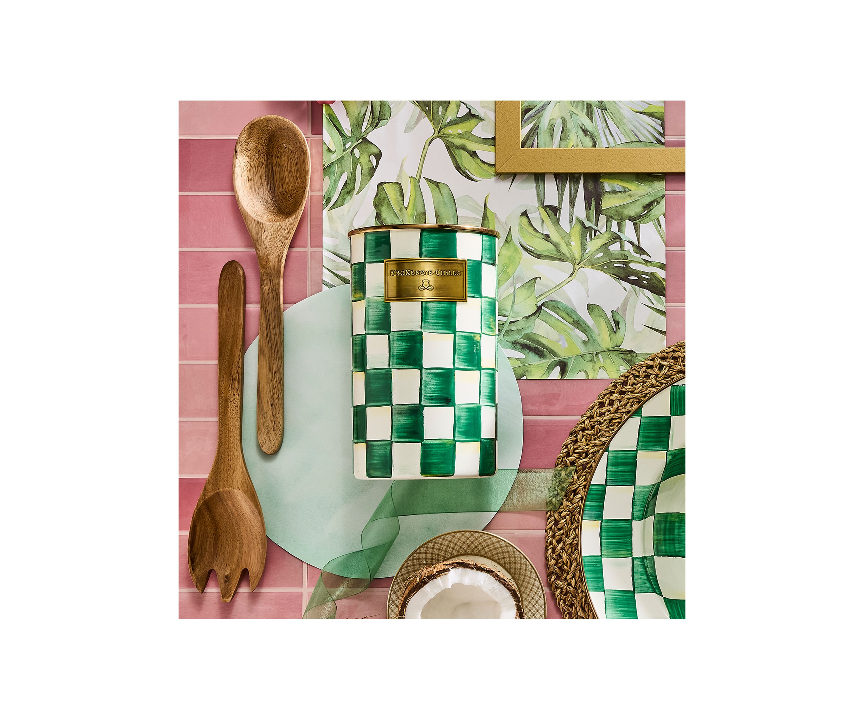 Enamel Utensil Holder