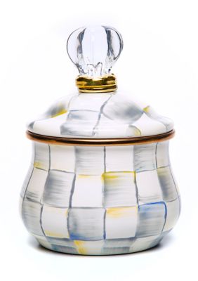  Enamel Lidded Sugar Bowl