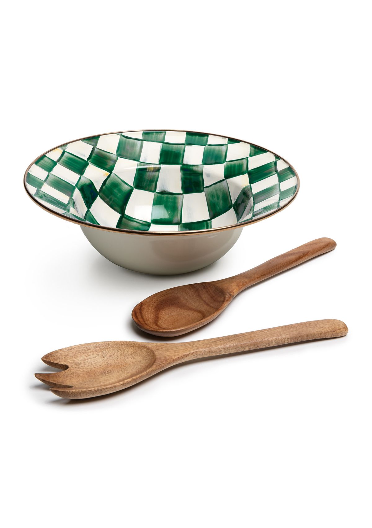 Enamel Salad Serving Set