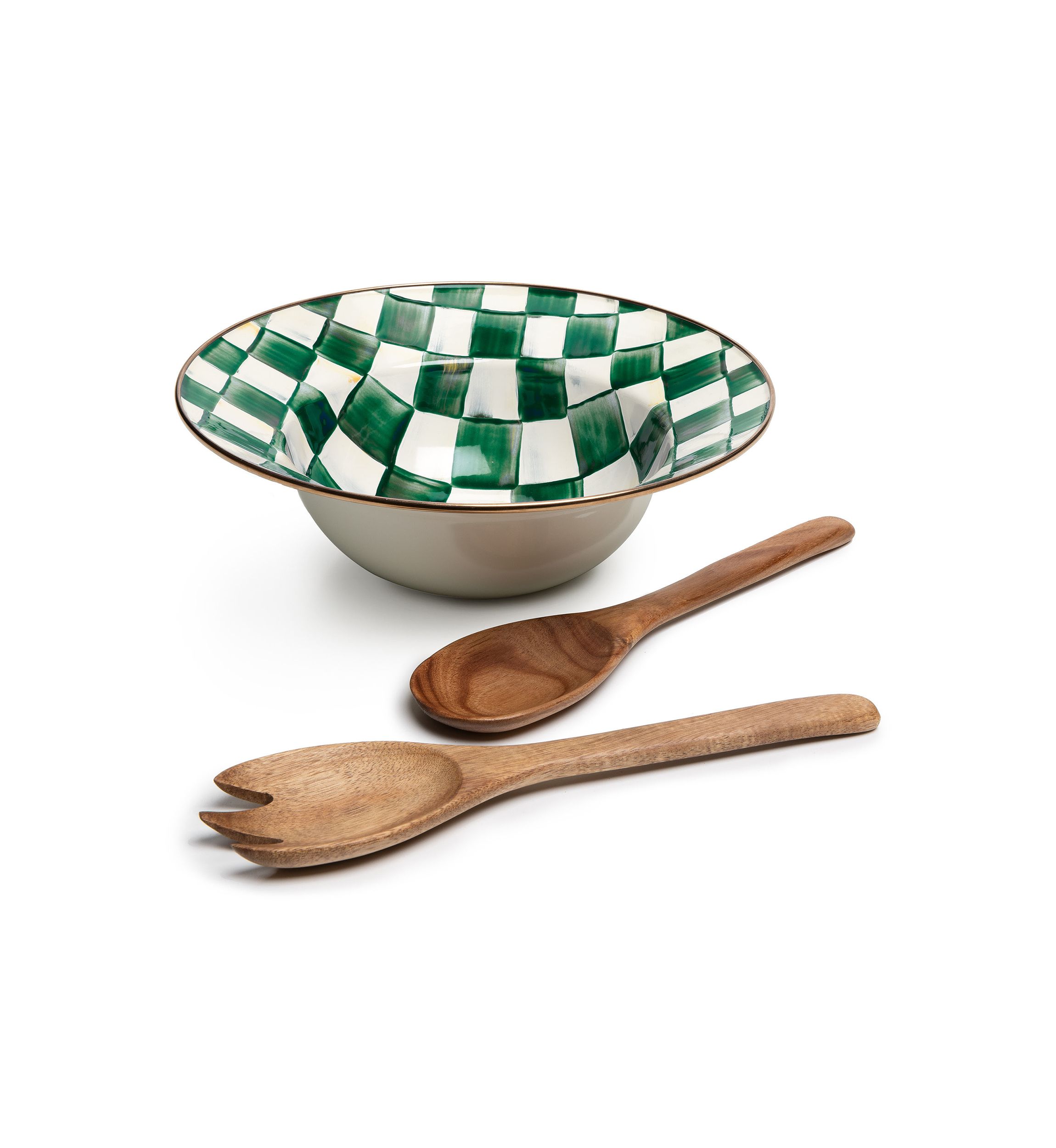 Enamel Salad Serving Set