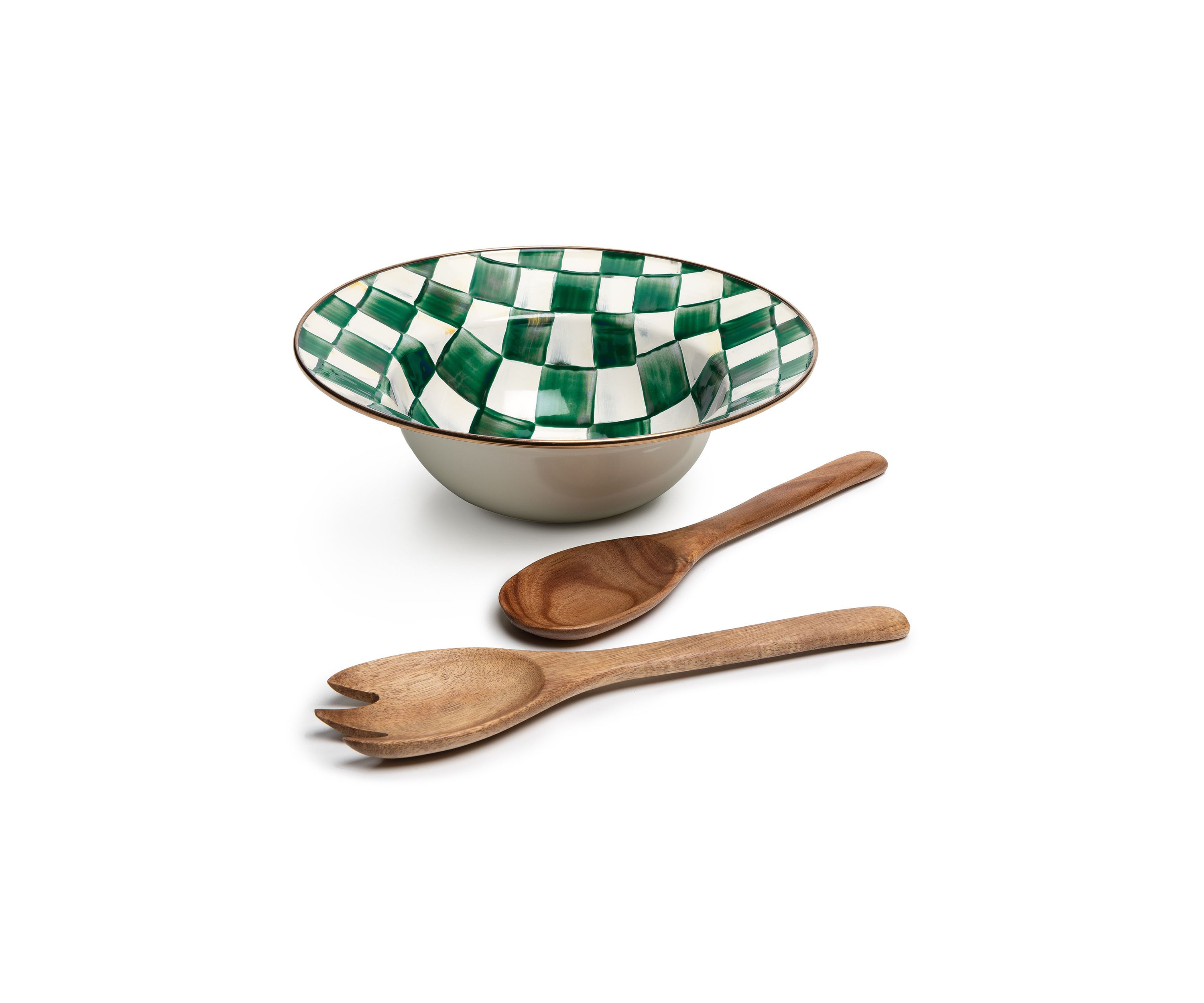 Enamel Salad Serving Set