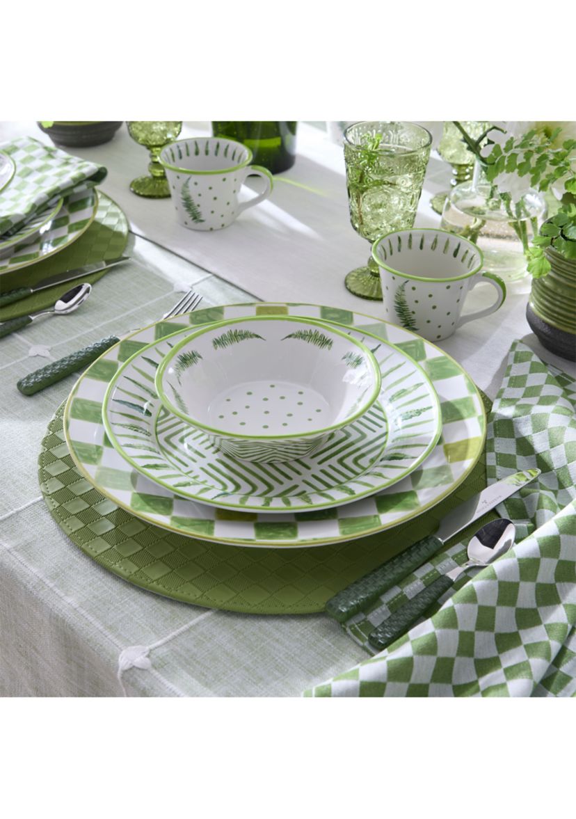Check Round Platter