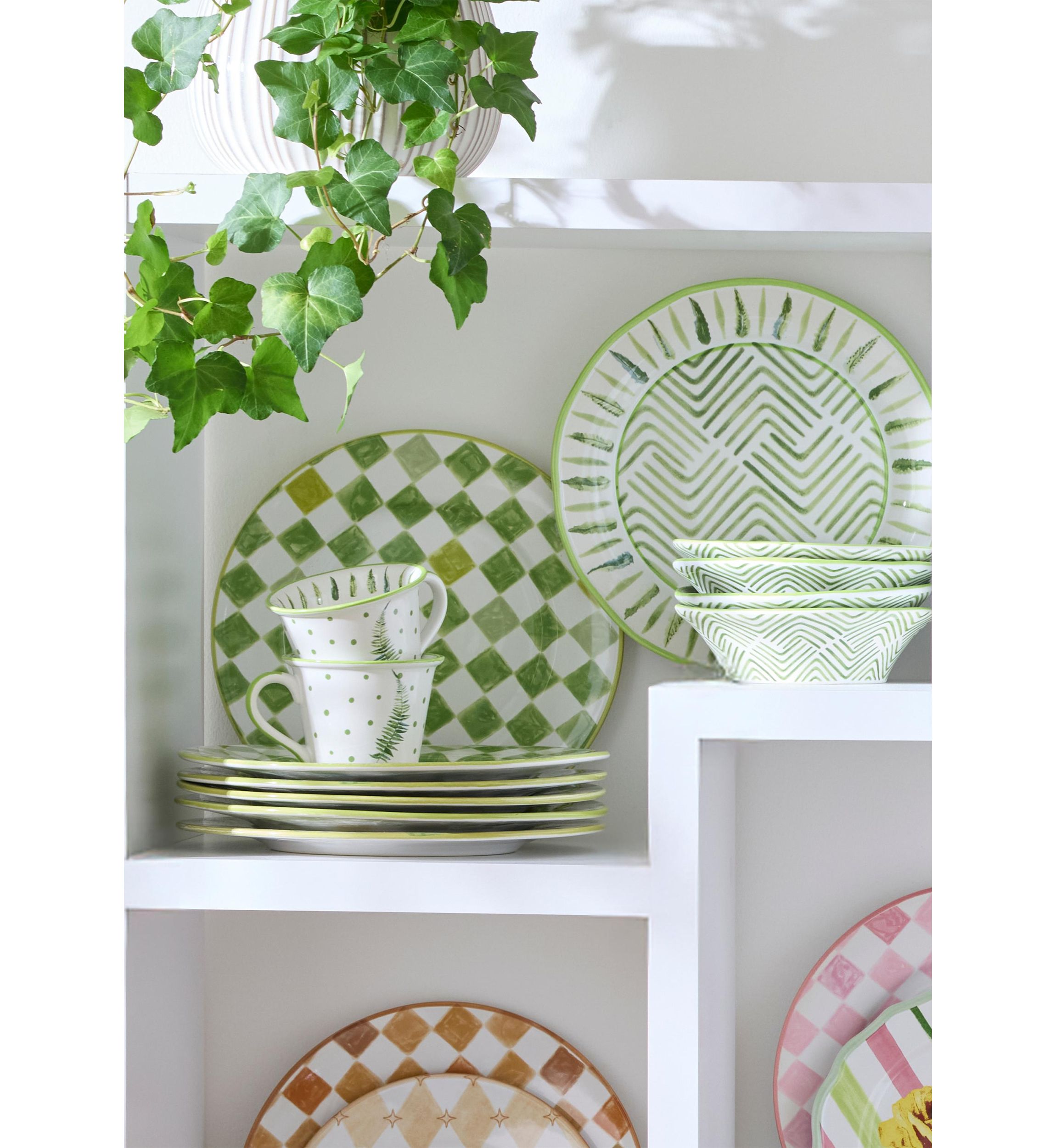 Check Round Platter