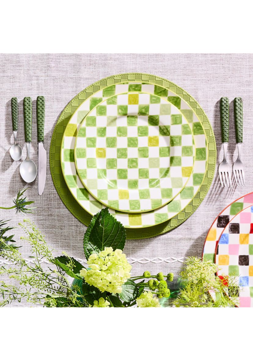 Check Round Platter