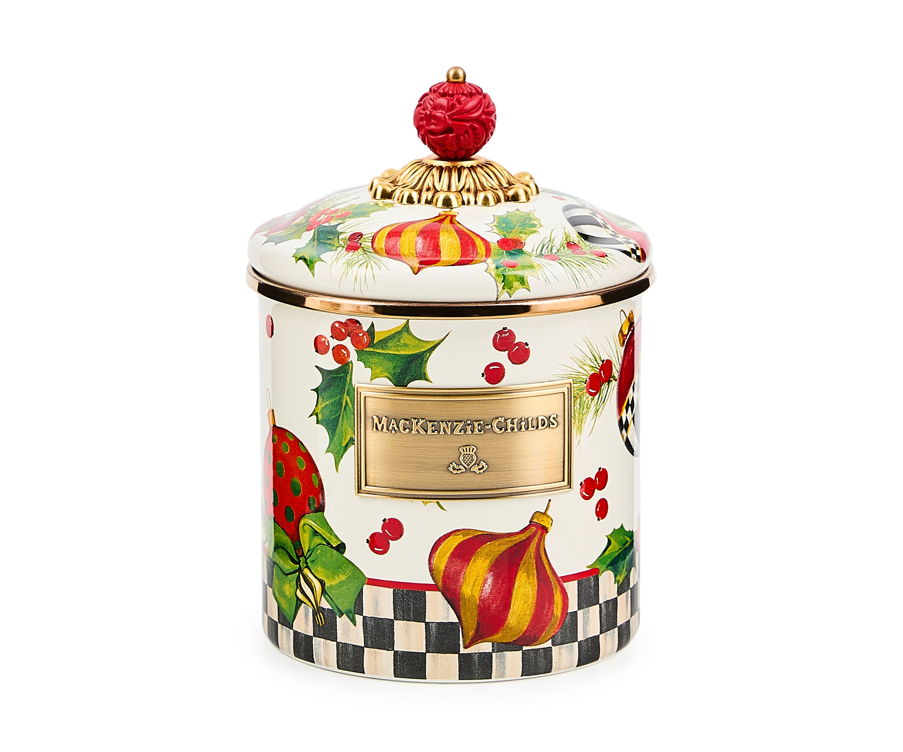 Deck the Halls Canister