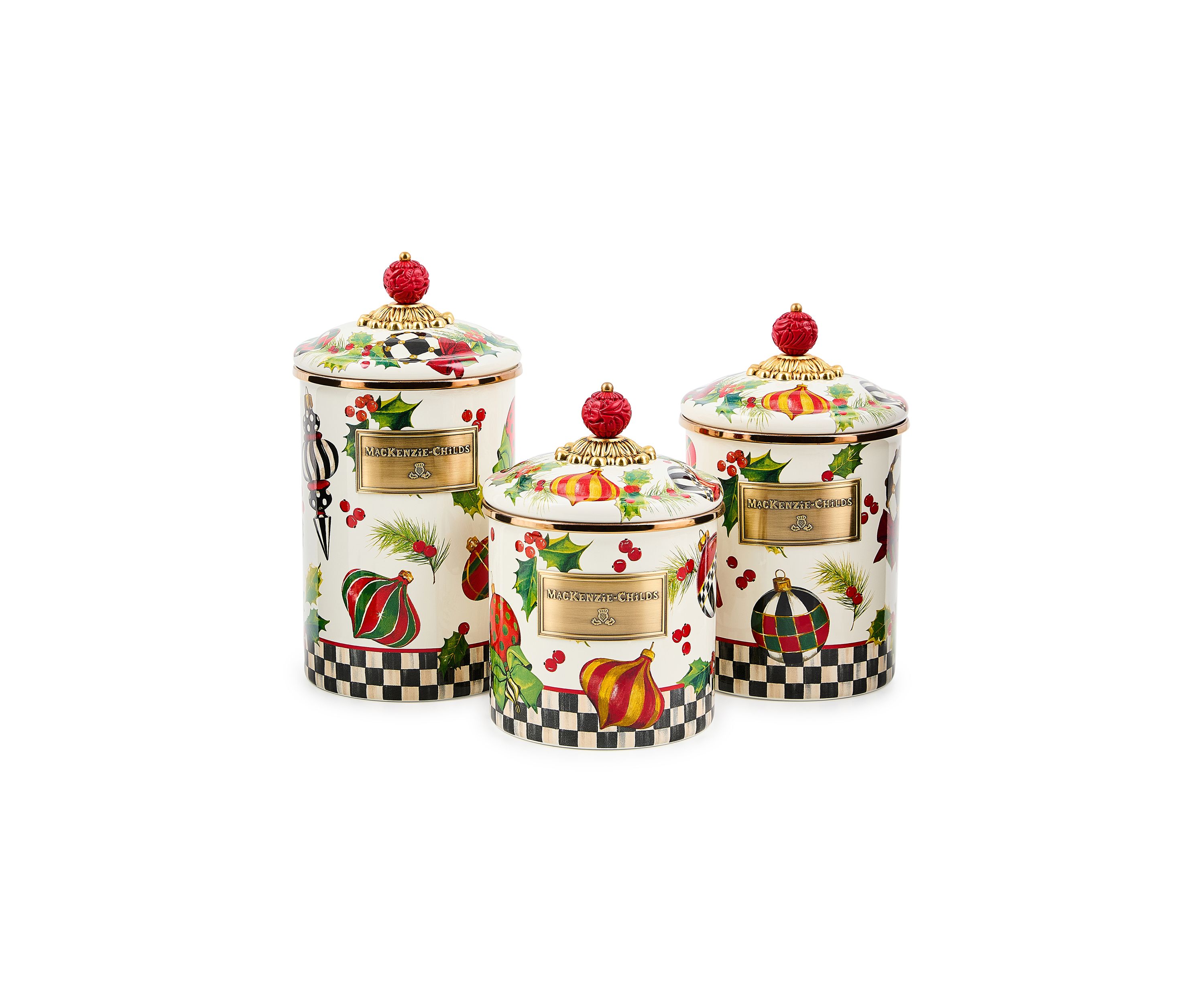 Deck the Halls Canister