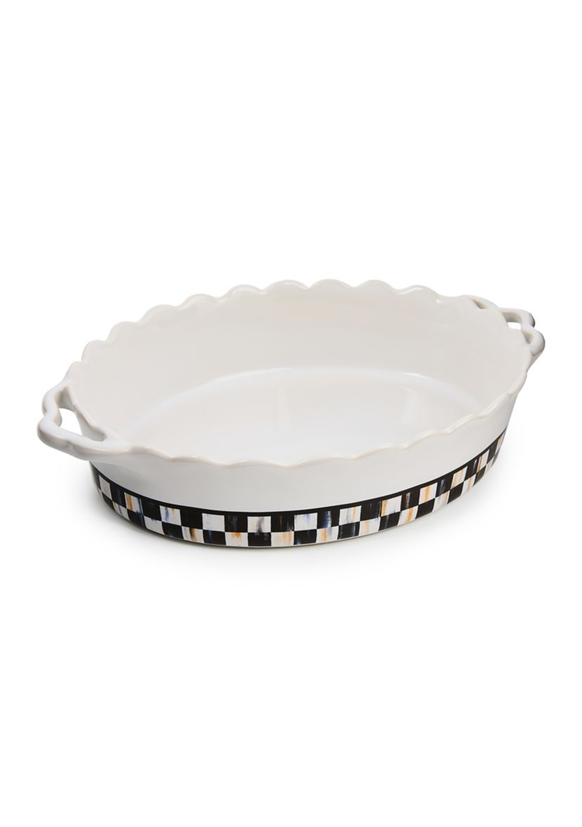 Check Everyday Medium Oval Baker
