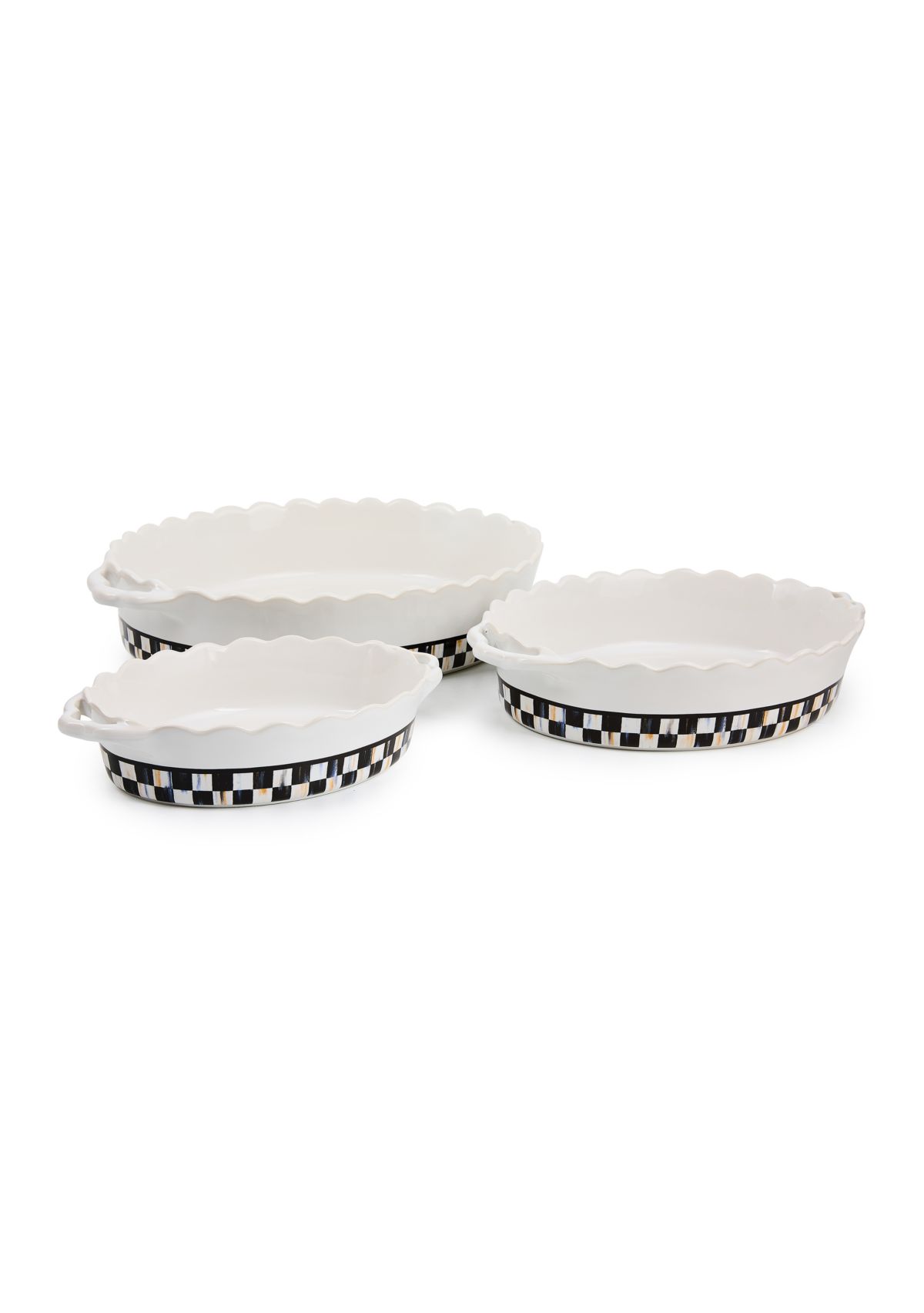 Check Everyday Medium Oval Baker