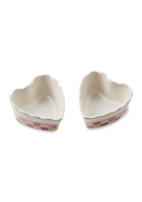 Check Everyday Heart Ramekins Set of 2