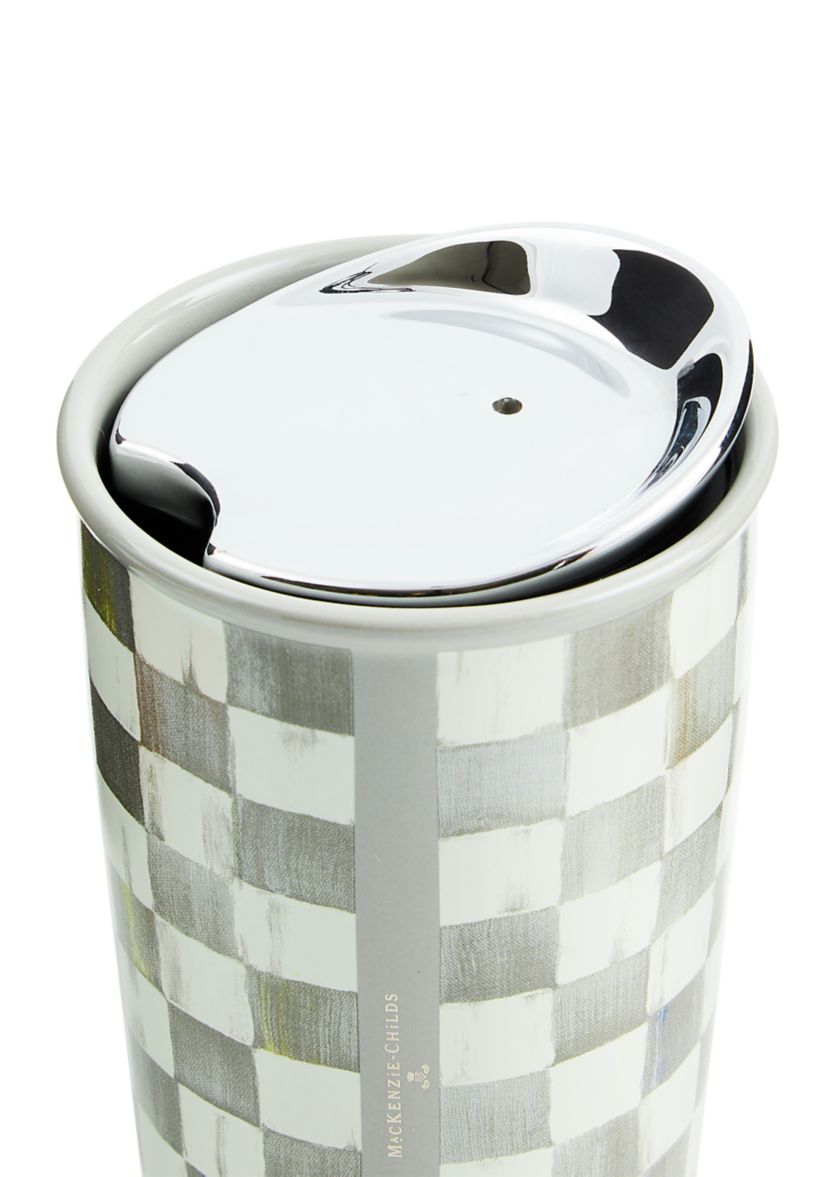 Sterling Check® Ceramic Travel Cup