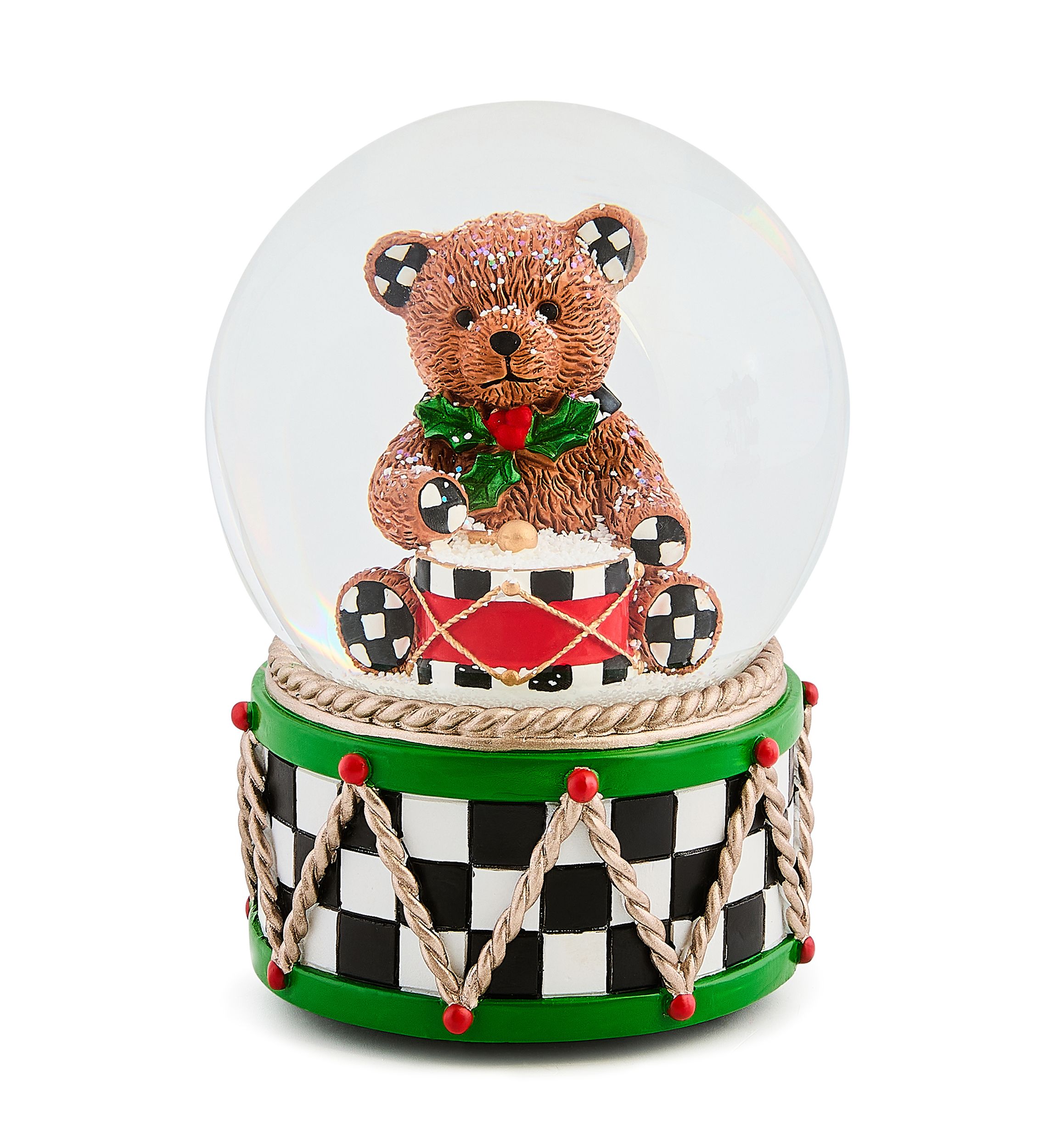 Holly Bear Snow Globe