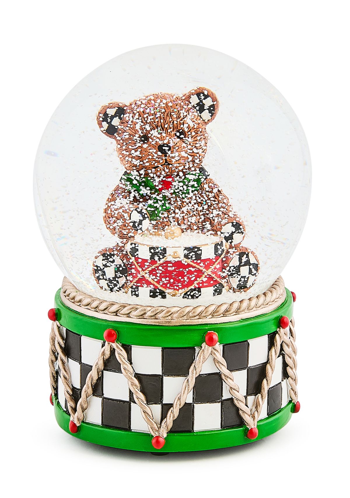  Holly Bear Snow Globe