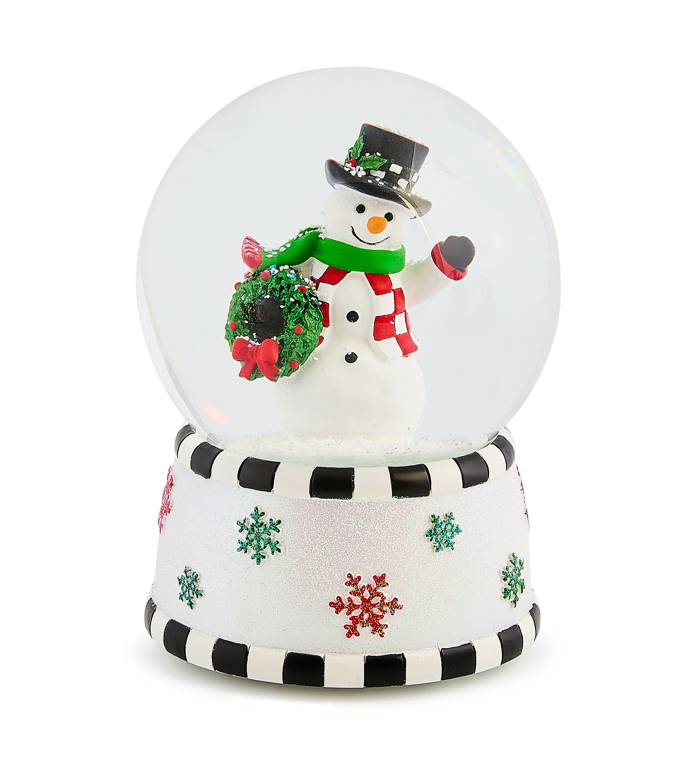 Check It Out Snowman Snow Globe