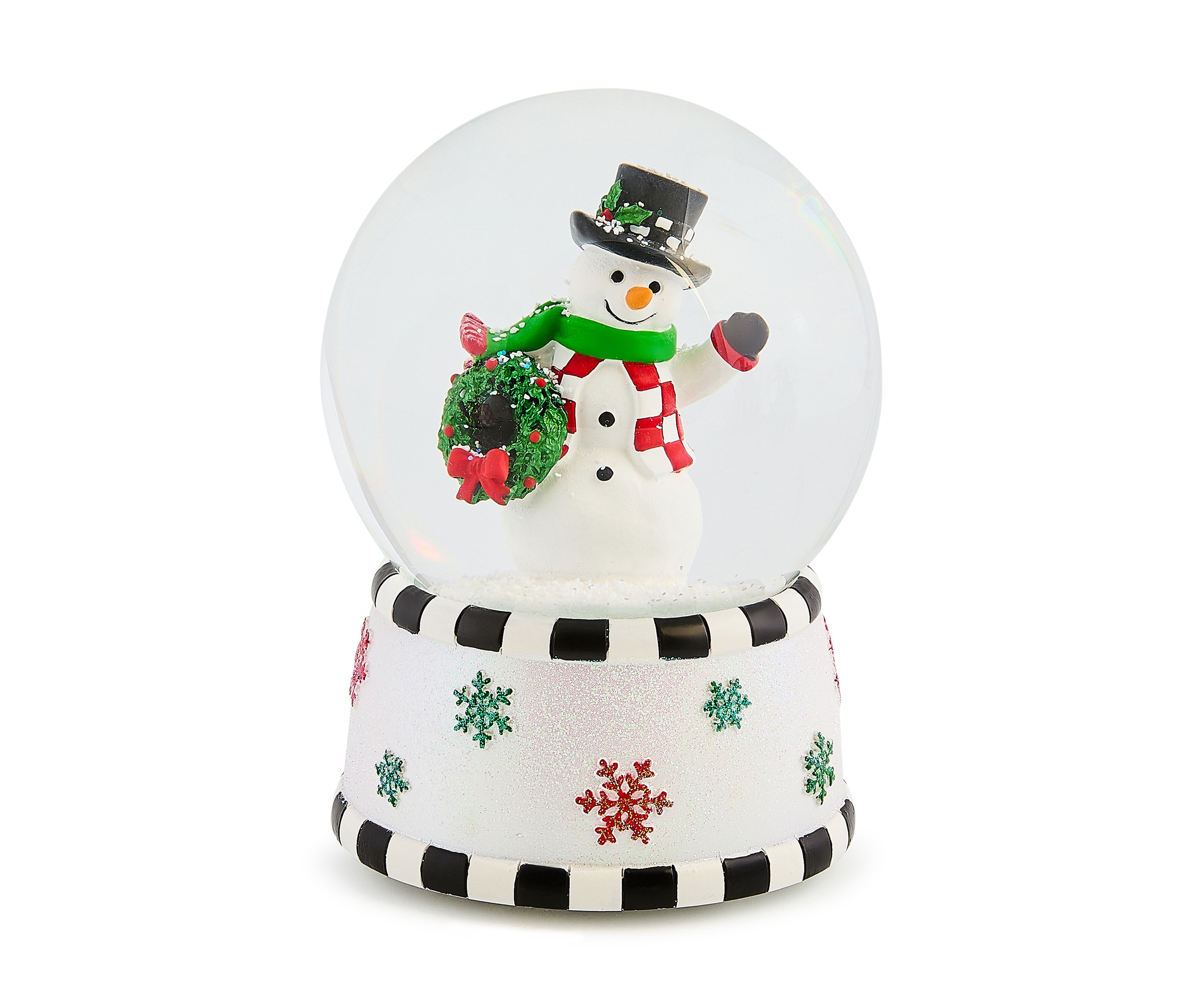 Check It Out Snowman Snow Globe