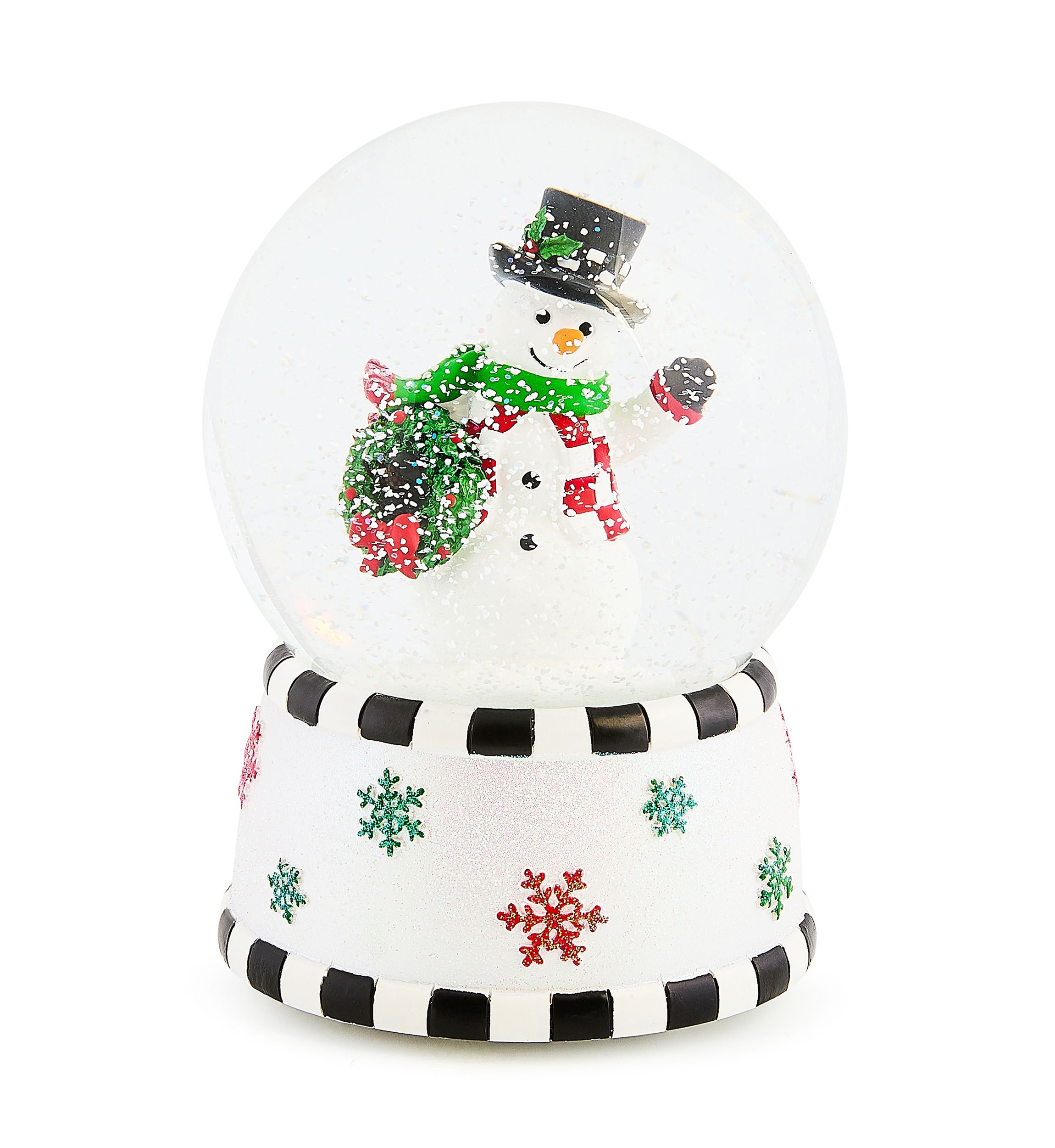 Check It Out Snowman Snow Globe