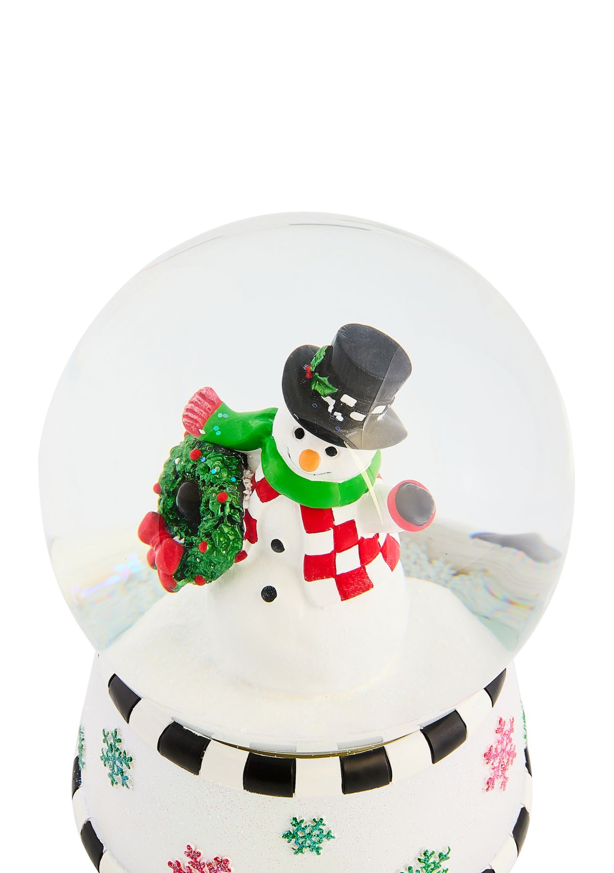 Check It Out Snowman Snow Globe