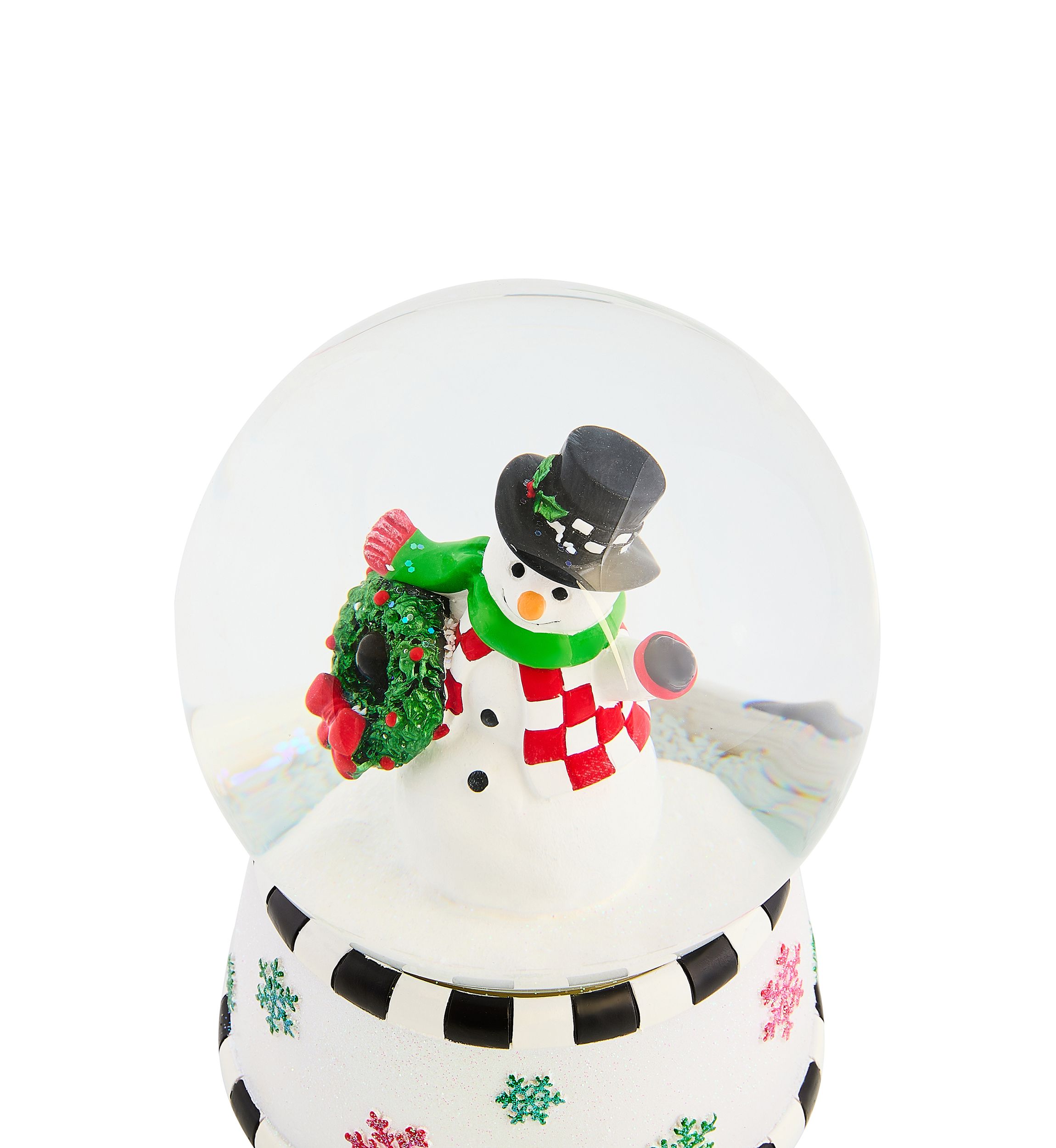 Check It Out Snowman Snow Globe