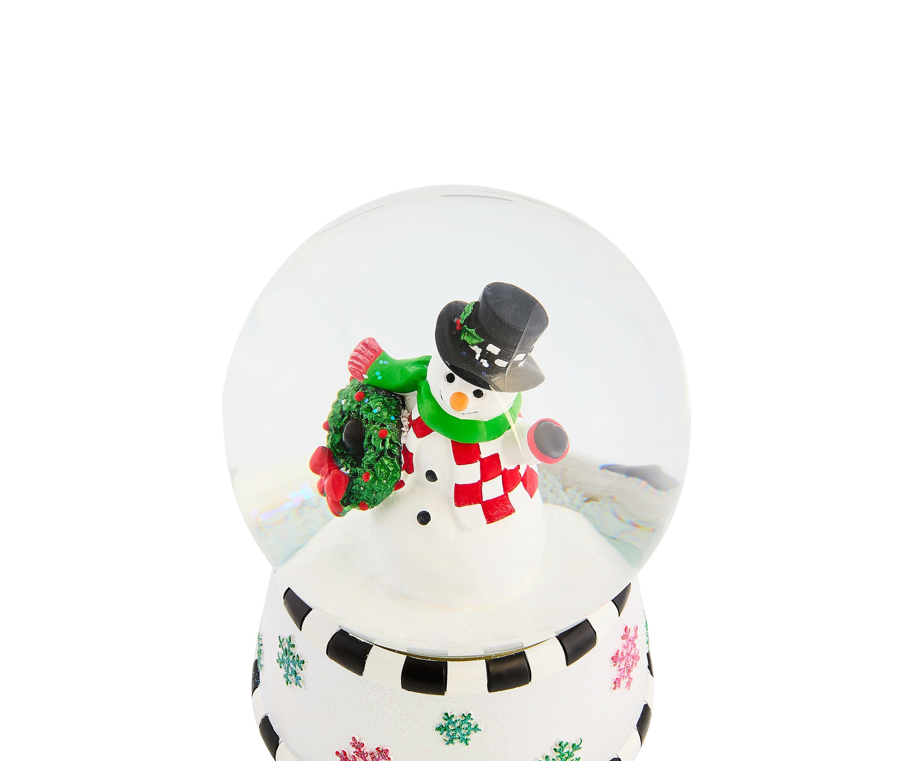 Check It Out Snowman Snow Globe