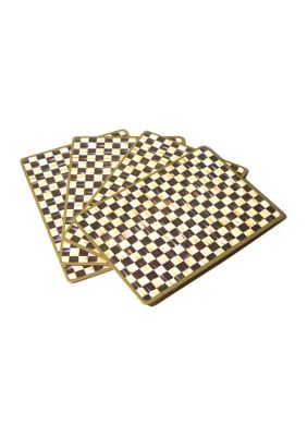 Courtly Check Cork Back Placemats - Set of 4