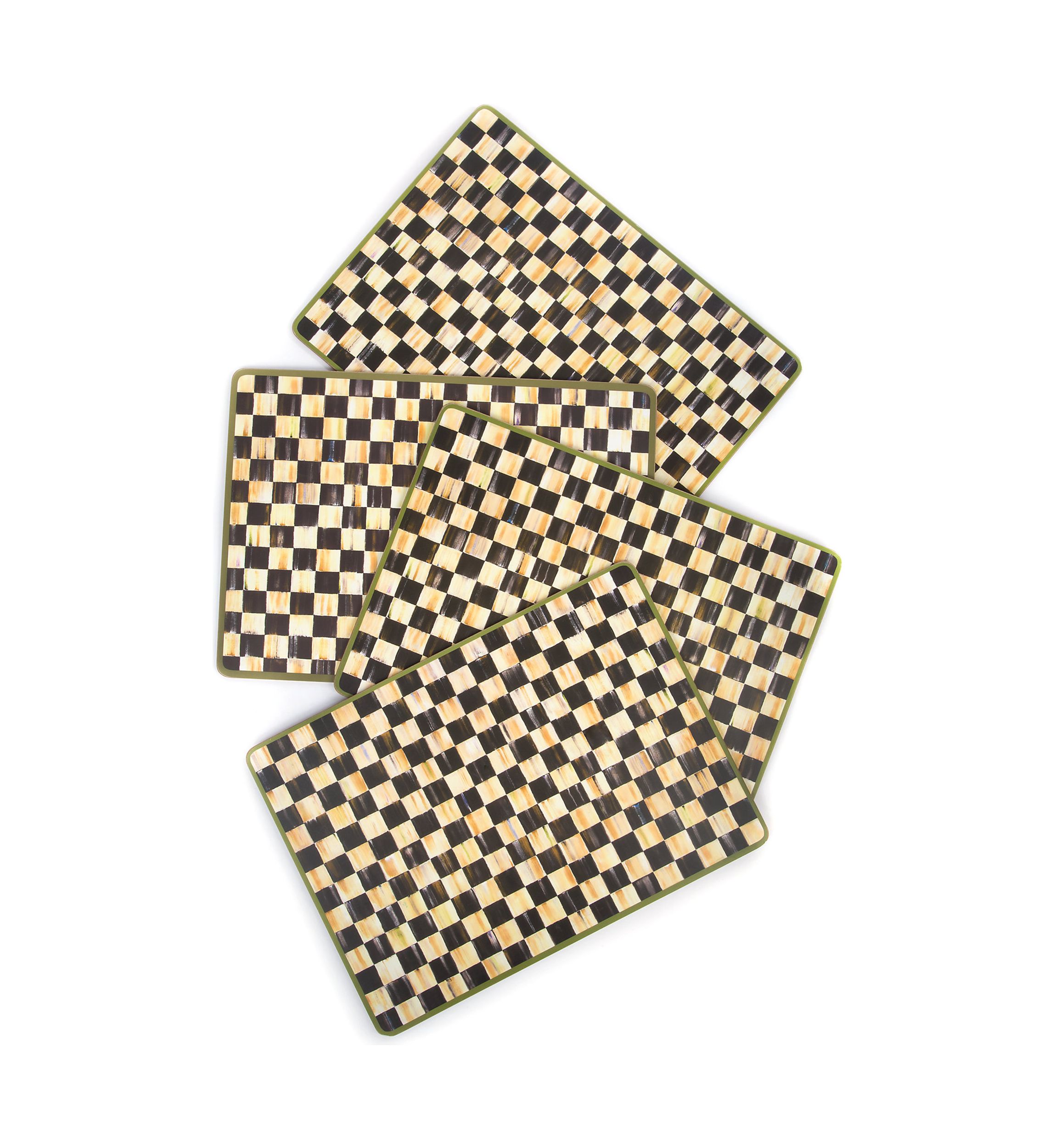 Courtly Check Cork Back Placemats - Set of 4