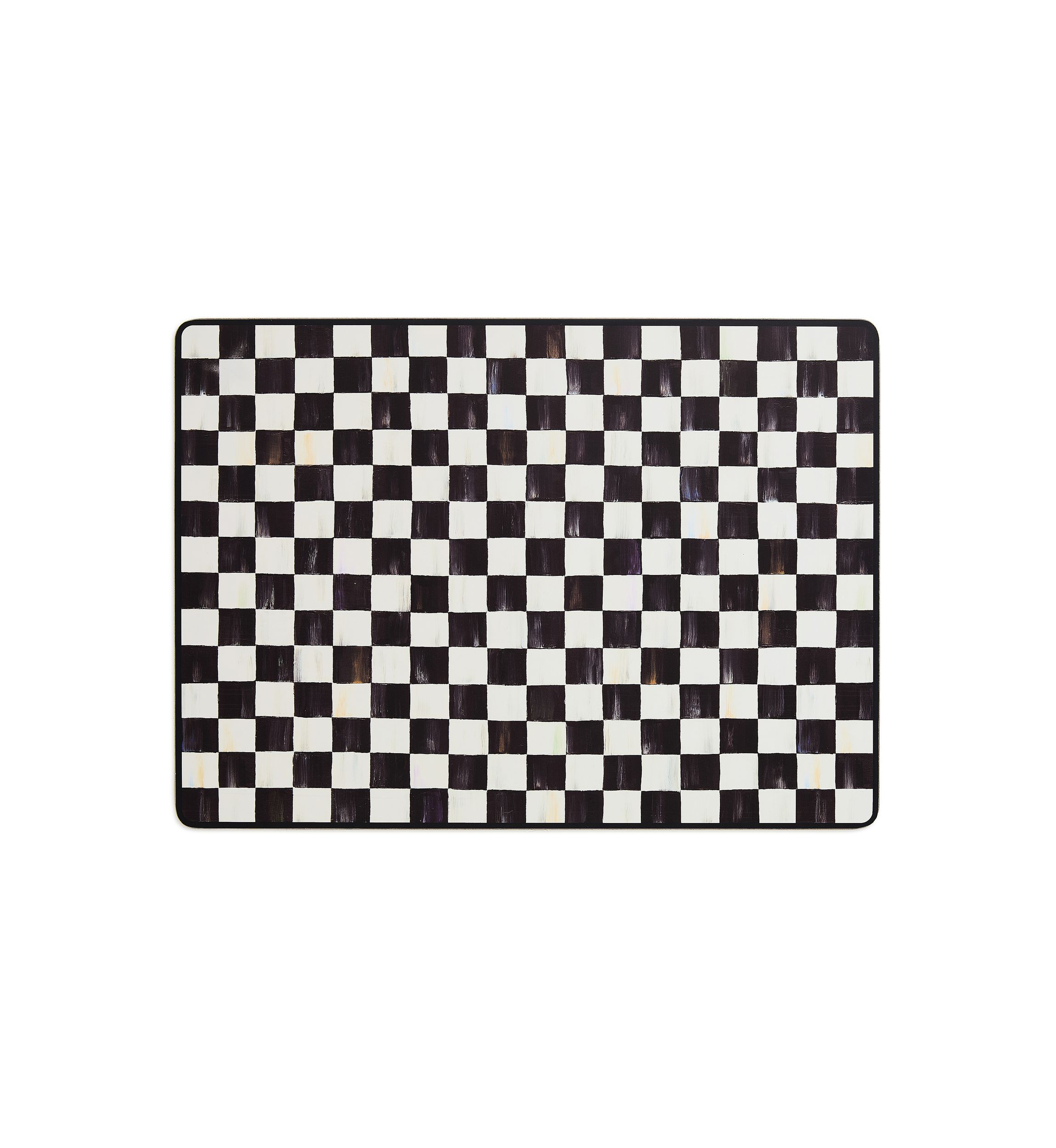Check Cork Back Placemats - Set of 4