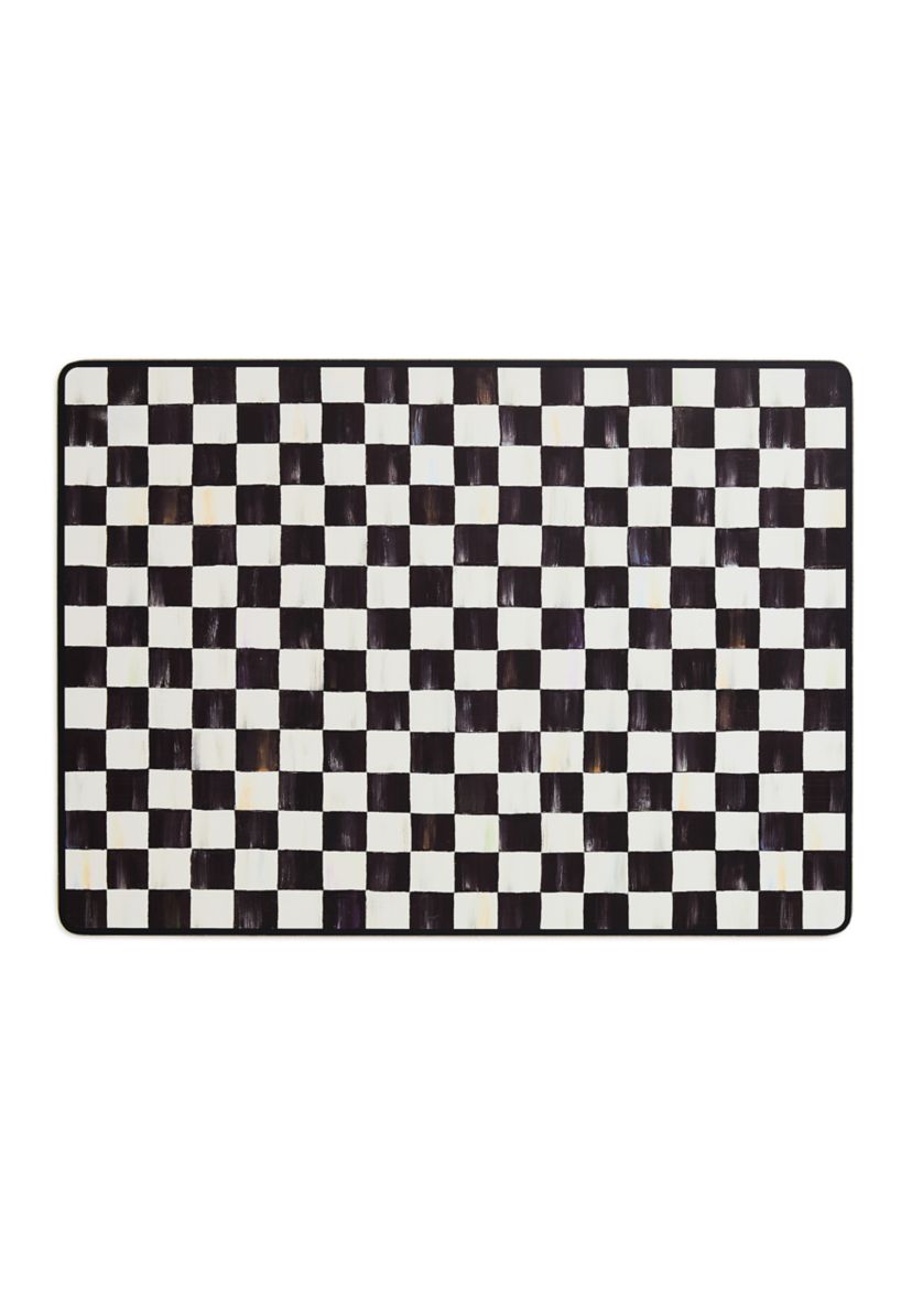 Check Cork Back Placemats - Set of 4