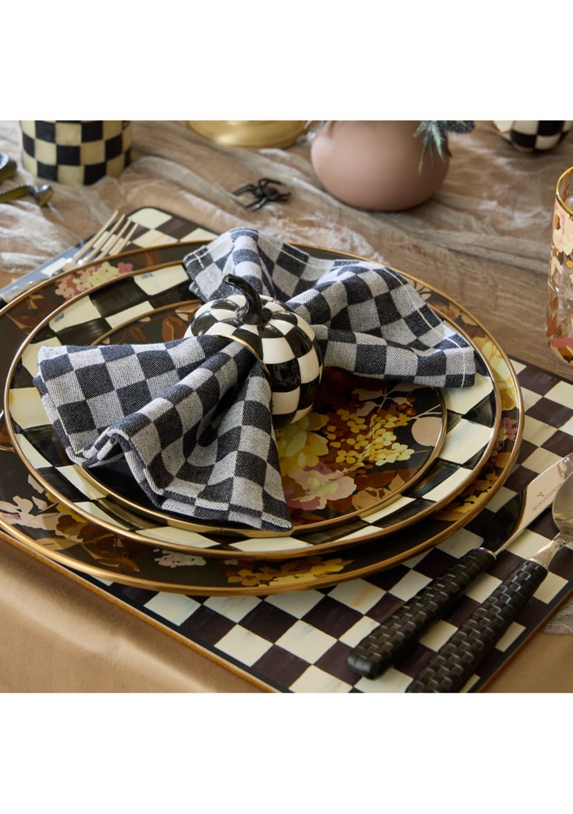 Check Cork Back Placemats - Set of 4