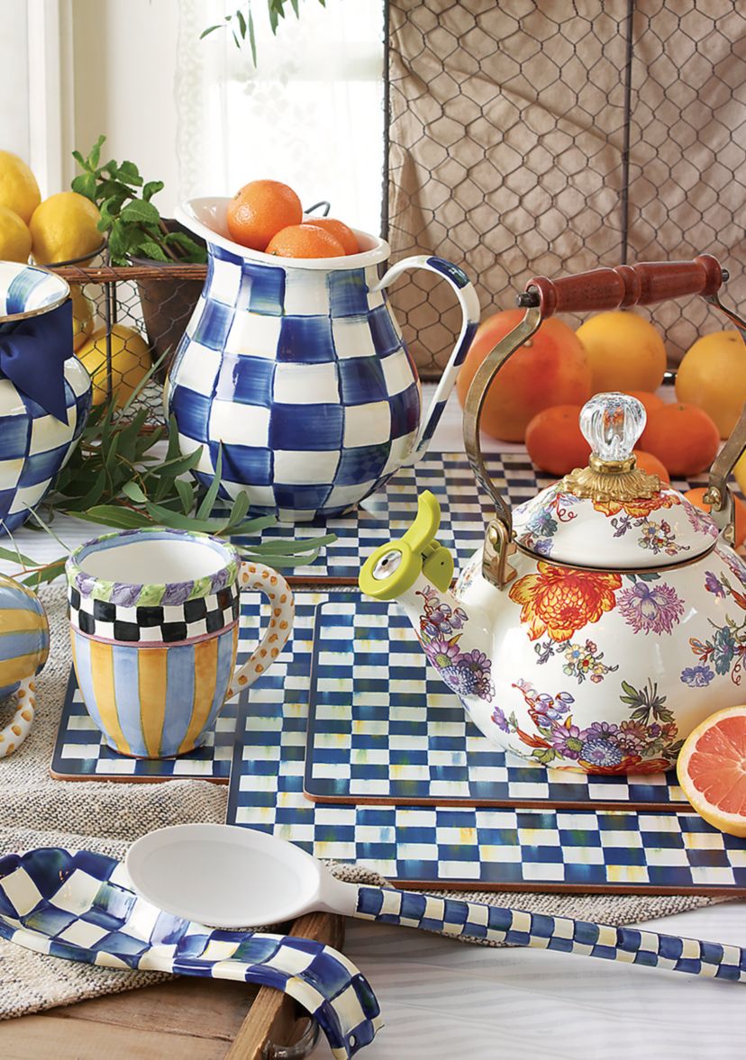 Royal Check Cork Back Placemats, Set of 4