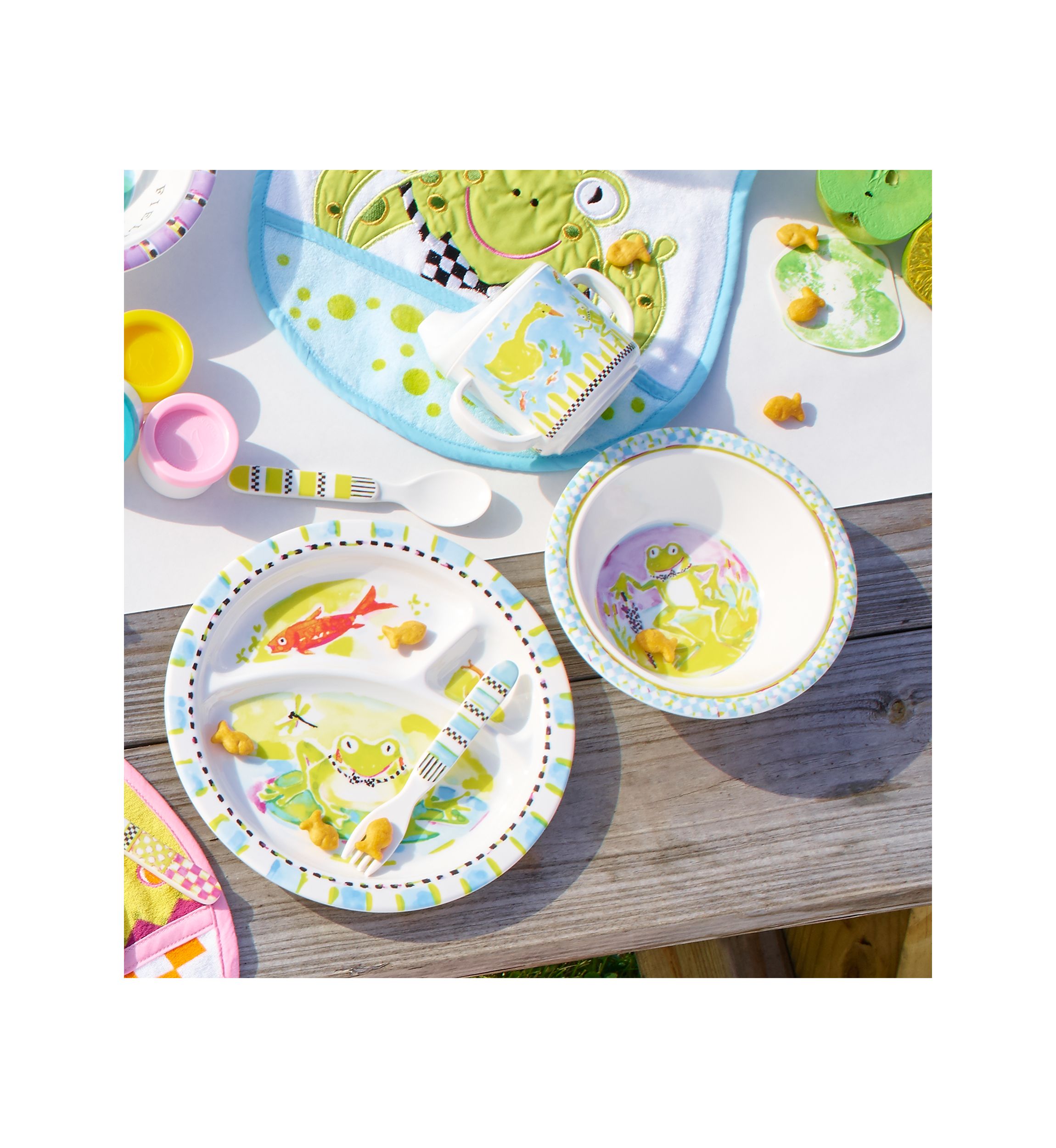Frog Toddlers Dinnerware Set