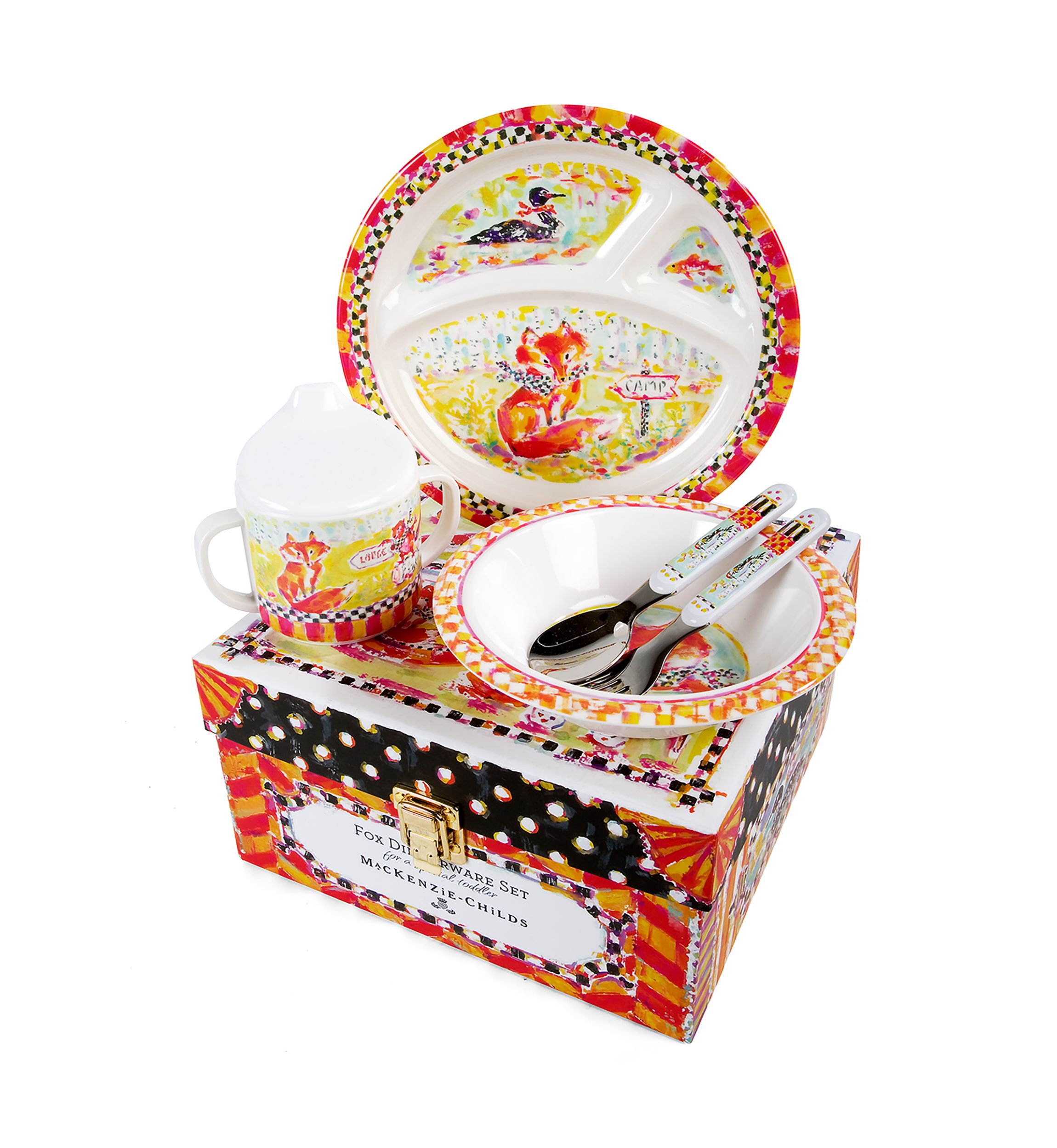 Fox Toddlers Dinnerware Set