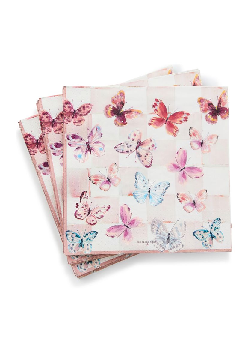 Butterfly Hill Dinner Paper Napkins - 20 Pack