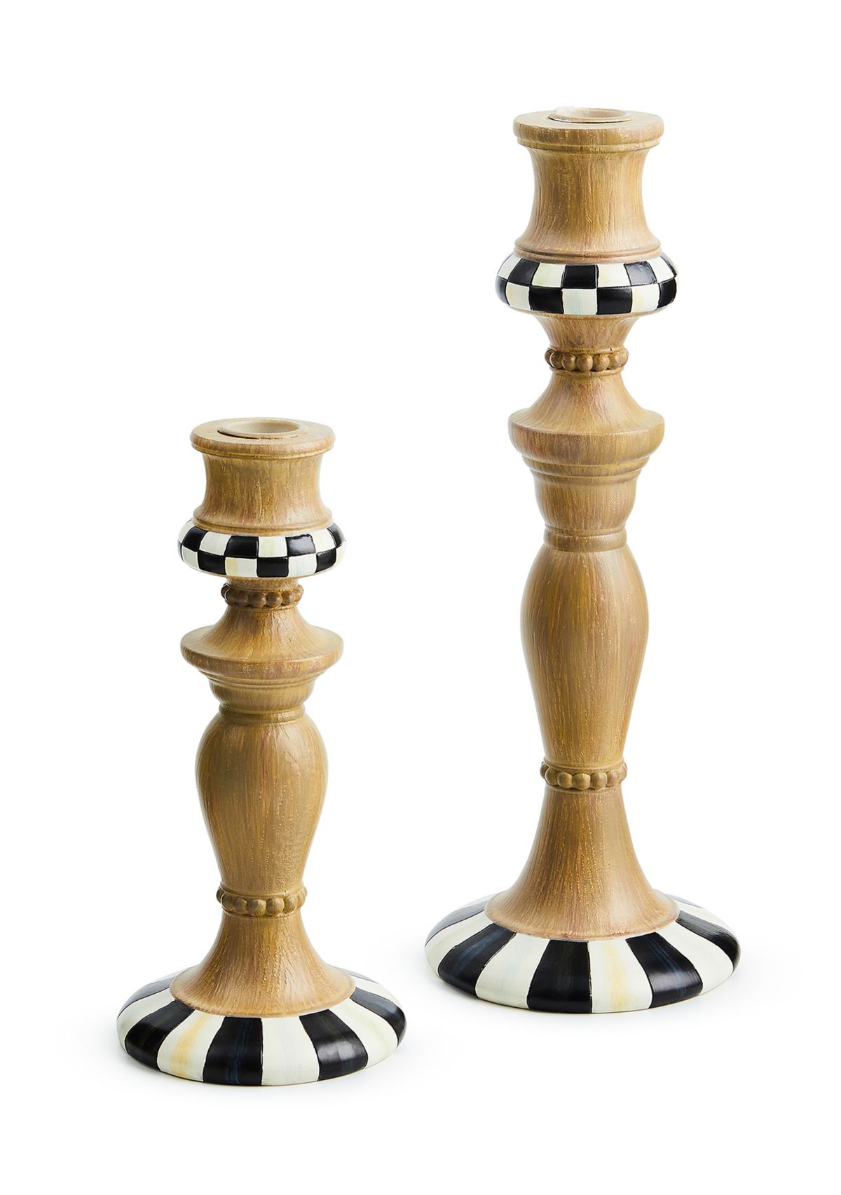 Courtly Candlesticks, Set of 2